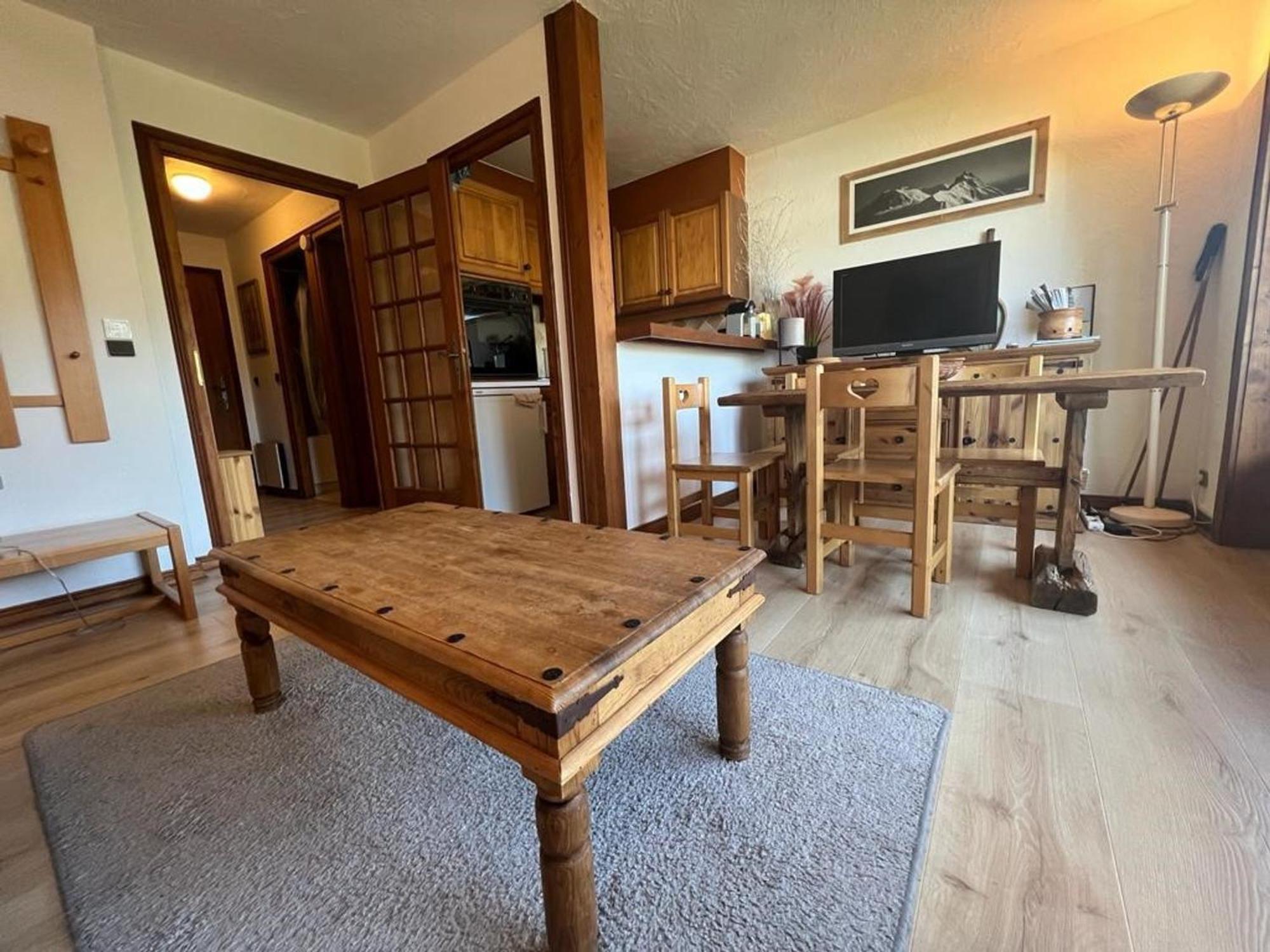 Studio 4 Pers - Balcon - Proximite Pistes Et Golf - Tv - Garage - Animaux Ok - Tennis En Ete - Fr-1-453-82 Megève Eksteriør bilde