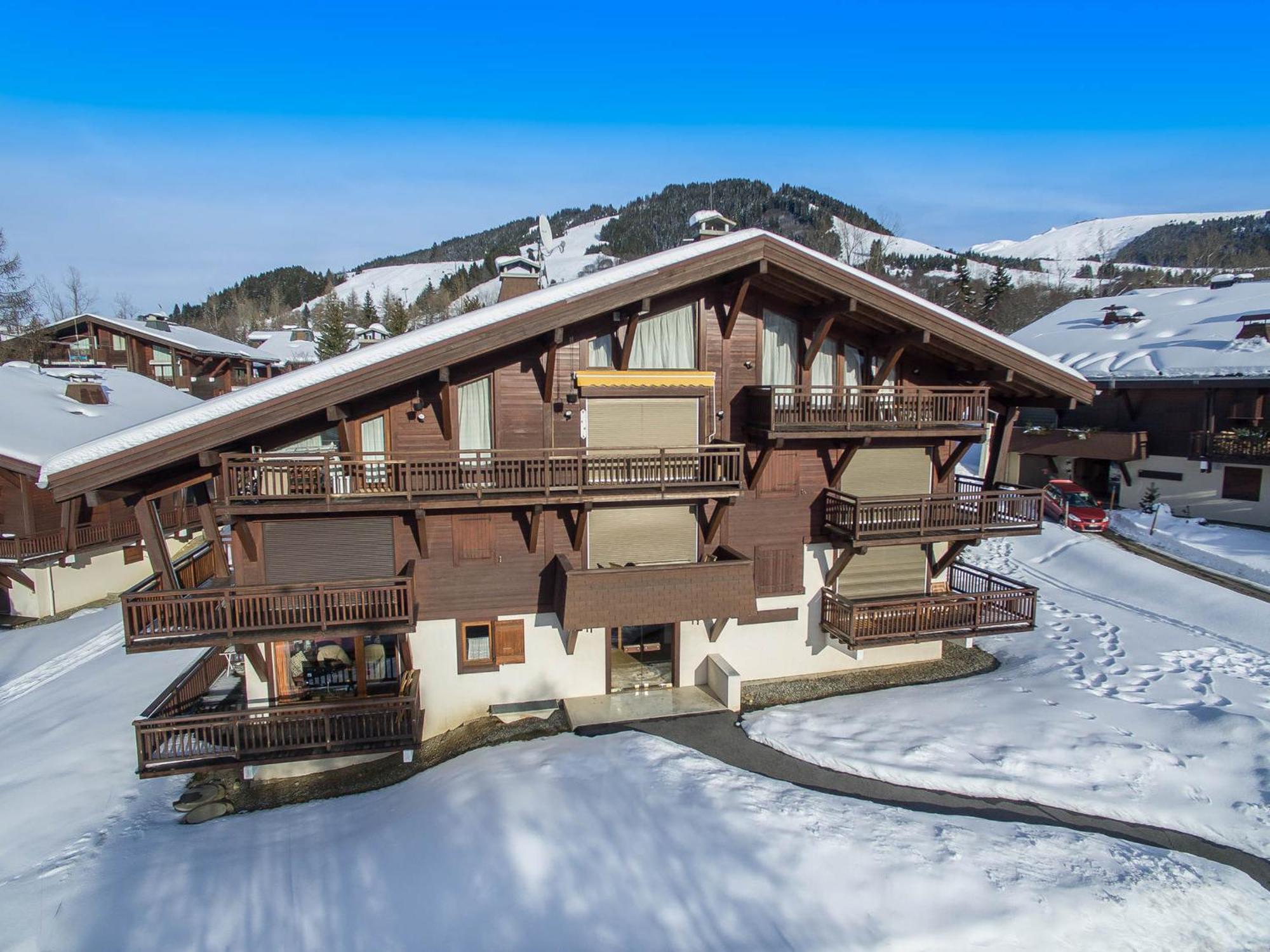 Studio 4 Pers - Balcon - Proximite Pistes Et Golf - Tv - Garage - Animaux Ok - Tennis En Ete - Fr-1-453-82 Megève Eksteriør bilde